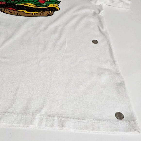 Uniqlo x Jason Polan Tee Burger YEEAAA! Art T shirt White L Mens SPRZ NY - Picture 12 of 14